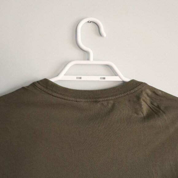 The North Face Men's Sz M Green Bath GPS Stretch Crew Short Sleeve T-Shirt Top - Picture 7 of 13